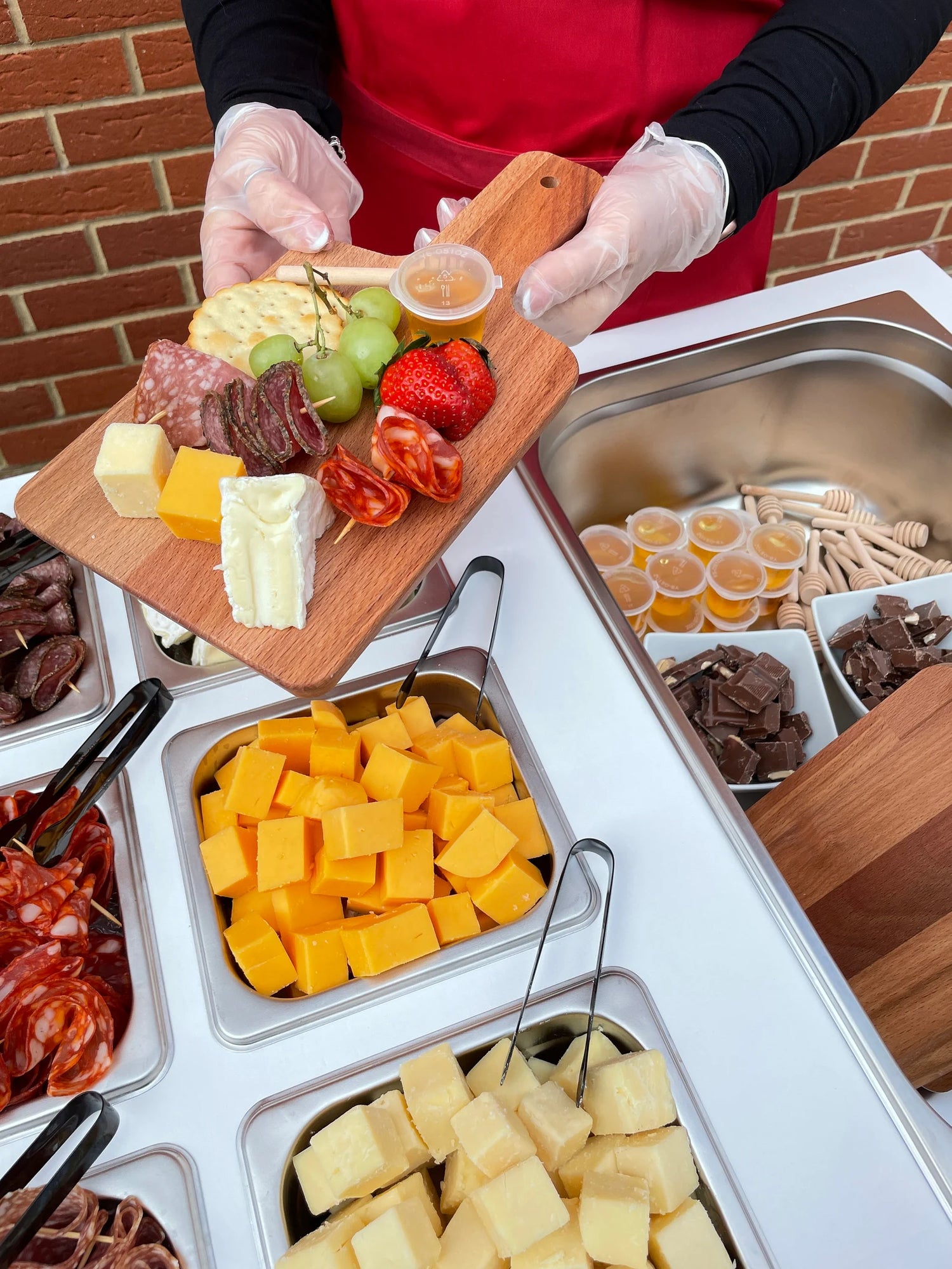 Our Charcuterie cart hired out at an event in birmingham